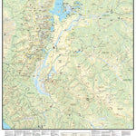 Grand Teton National Park /Jackson Hole, Wyoming Trail Map Preview 1