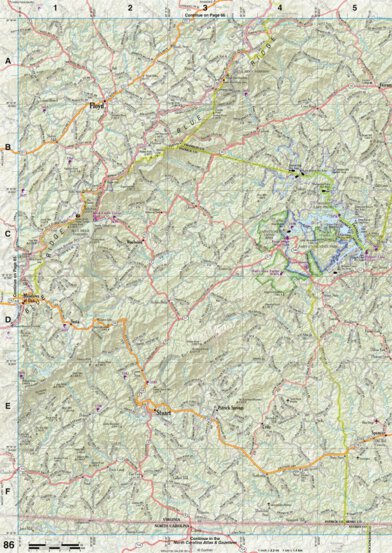 Virginia Atlas & Gazetteer Page 86 Preview 1