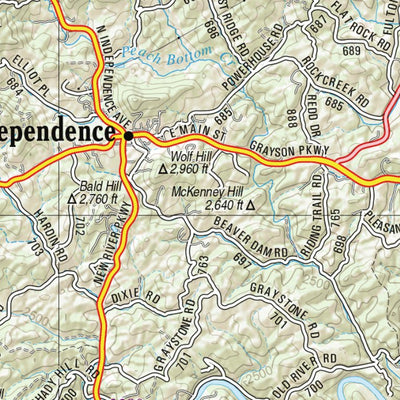 Virginia Atlas & Gazetteer Page 84 Preview 3