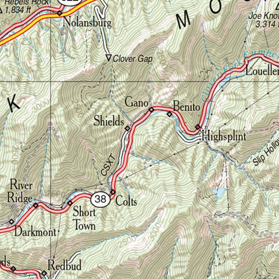 Virginia Atlas & Gazetteer Page 79 Preview 3