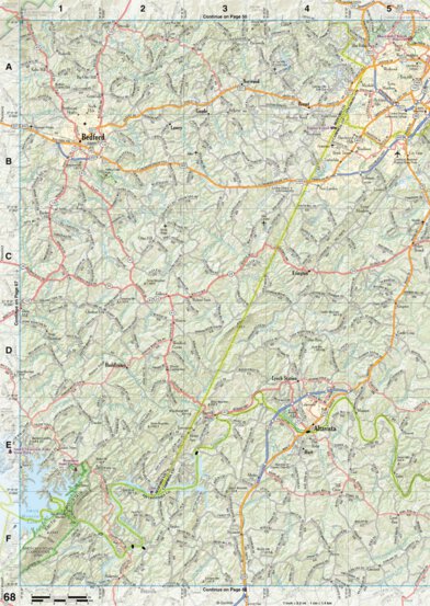 Virginia Atlas & Gazetteer Page 68 Preview 1