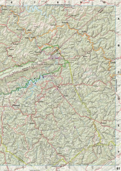 Virginia Atlas & Gazetteer Page 61 Preview 1