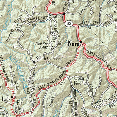 Virginia Atlas & Gazetteer Page 61 Preview 3