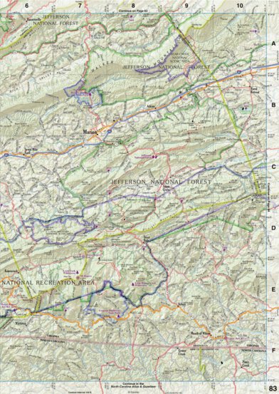 Virginia Atlas & Gazetteer Page 83 Preview 1