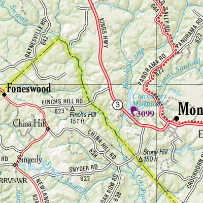 Virginia Atlas & Gazetteer Page 43 Preview 2