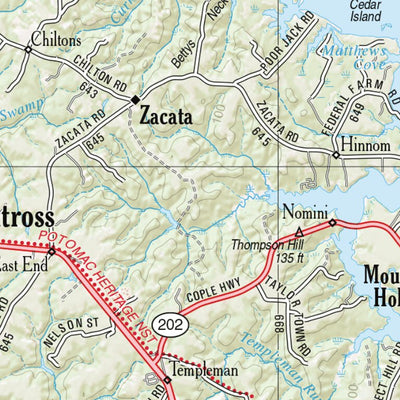 Virginia Atlas & Gazetteer Page 43 Preview 3