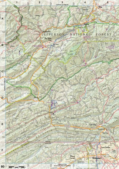 Virginia Atlas & Gazetteer Page 80 Preview 1