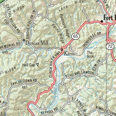 Virginia Atlas & Gazetteer Page 80 Preview 3