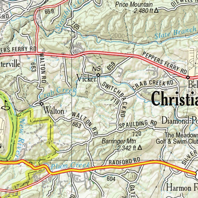 Virginia Atlas & Gazetteer Page 65 Preview 3