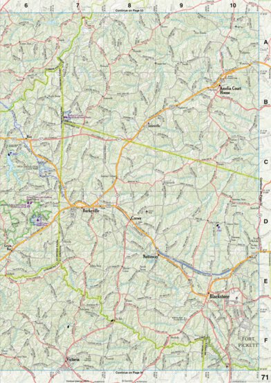 Virginia Atlas & Gazetteer Page 71 Preview 1