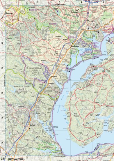 Virginia Atlas & Gazetteer Page 34 Preview 1