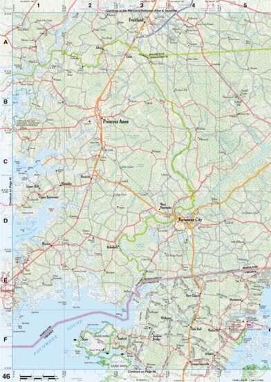 Virginia Atlas & Gazetteer Page 46 Preview 1