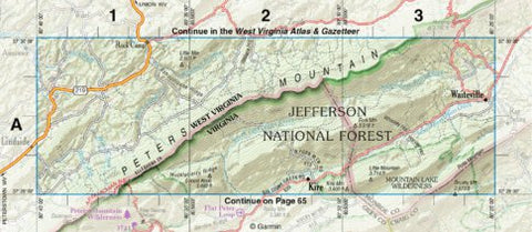 Virginia Atlas & Gazetteer Page 64 Inset Preview 1