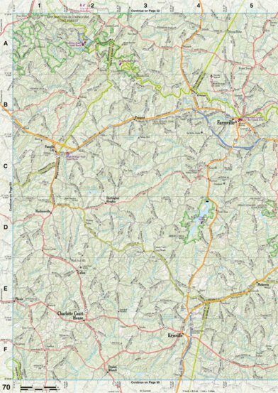 Virginia Atlas & Gazetteer Page 70 Preview 1