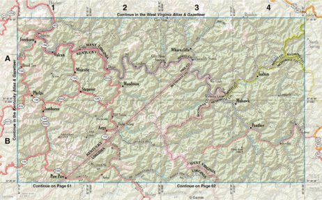Virginia Atlas & Gazetteer Page 60 Inset Preview 1