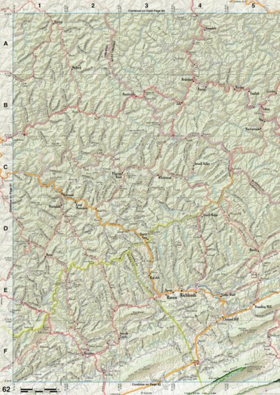 Virginia Atlas & Gazetteer Page 62 Preview 1