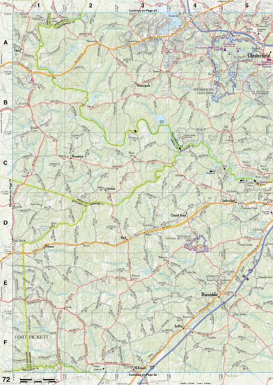 Virginia Atlas & Gazetteer Page 72 Preview 1