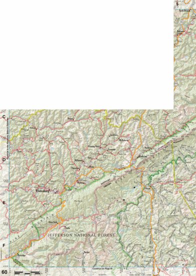 Virginia Atlas & Gazetteer Page 60 Preview 1