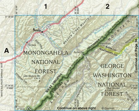 Virginia Atlas & Gazetteer Page 48 Inset Preview 1