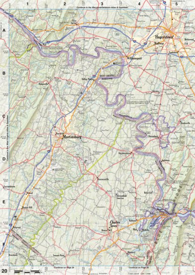 Virginia Atlas & Gazetteer Page 20 Preview 1