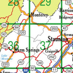 Virginia Atlas & Gazetteer Overview Map Preview 2