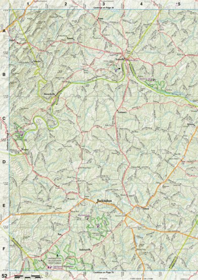 Virginia Atlas & Gazetteer Page 52 Preview 1