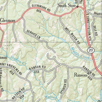 Virginia Atlas & Gazetteer Page 52 Preview 2
