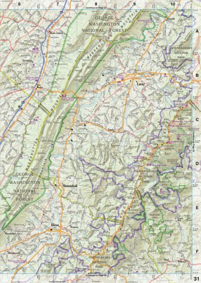 Virginia Atlas & Gazetteer Page 31 Preview 1