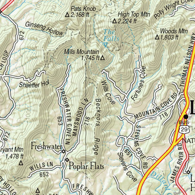 Virginia Atlas & Gazetteer Page 51 Preview 3