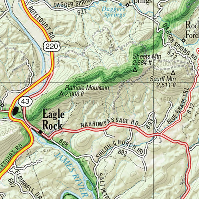 Virginia Atlas & Gazetteer Page 49 Preview 2