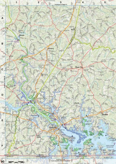 Virginia Atlas & Gazetteer Page 90 Preview 1