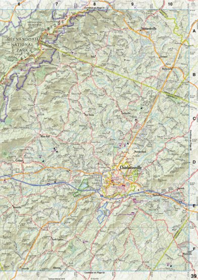 Virginia Atlas & Gazetteer Page 39 Preview 1