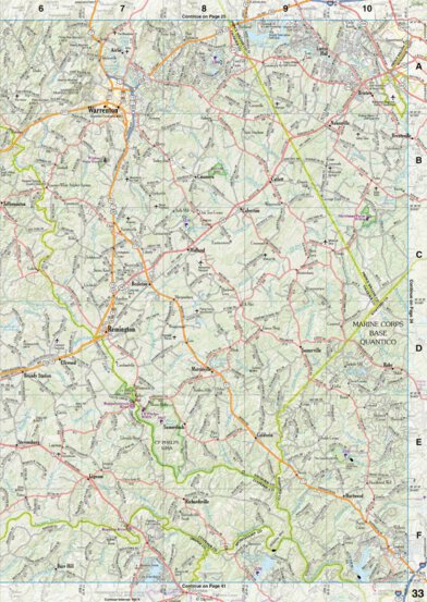 Virginia Atlas & Gazetteer Page 33 Preview 1