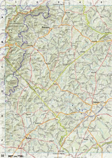 Virginia Atlas & Gazetteer Page 32 Preview 1