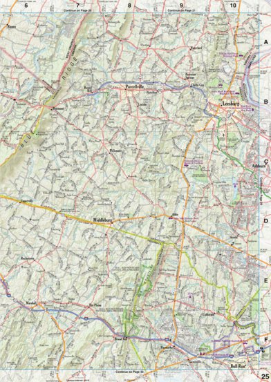 Virginia Atlas & Gazetteer Page 25 Preview 1