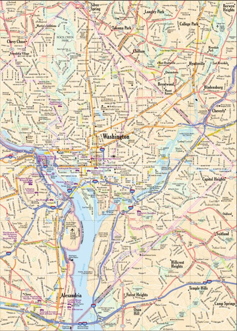 Virginia Atlas & Gazetteer - Washington DC 2 Preview 1