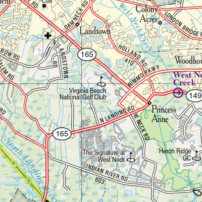 Virginia Atlas & Gazetteer Page 96 Preview 2