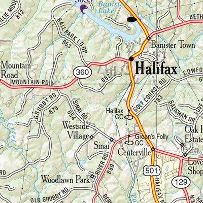 Virginia Atlas & Gazetteer Page 89 Preview 2