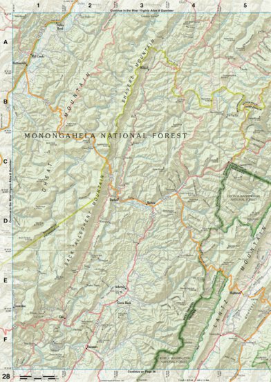 Virginia Atlas & Gazetteer Page 28 Preview 1