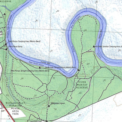 Getlost Map 7428-1 ROBINVALE Victoria Topographic Map V15 1:25,000 Preview 3