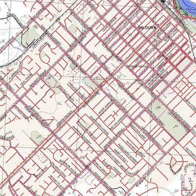 Getlost Map 7329-4 MILDURA WEST Victoria Topographic Map V15 1:25,000 Preview 3