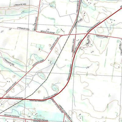 Getlost Map 7421-3 PANMURE Victoria Topographic Map V15 1:25,000 Preview 2