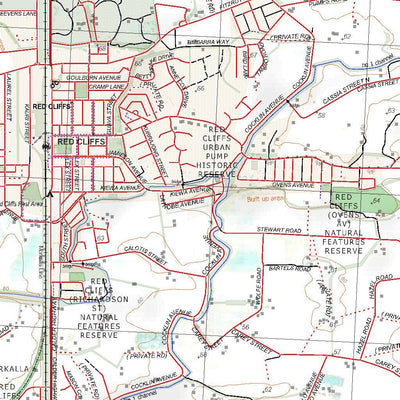 Getlost Map 7329-3 RED CLIFFS Victoria Topographic Map V15 1:25,000 Preview 3