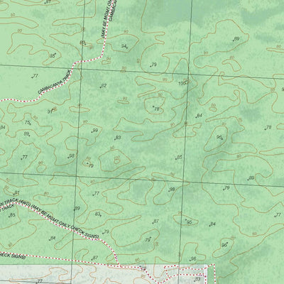 Getlost Map 7326-4 BRAMBRUK Victoria Topographic Map V15 1:25,000 Preview 3