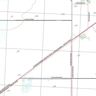 Getlost Map 7425-4 HOMECROFT Victoria Topographic Map V15 1:25,000 Preview 2