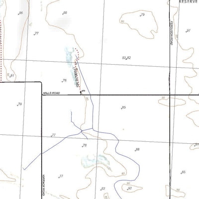 Getlost Map 7326-1 HOPETOUN Victoria Topographic Map V15 1:25,000 Preview 2