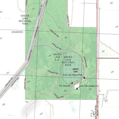 Getlost Map 7426-1 SEA LAKE Victoria Topographic Map V15 1:25,000 Preview 3