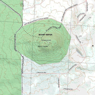 Getlost Map 7322-3 NAPIER Victoria Topographic Map V15 1:25,000 Preview 3