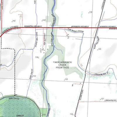 Getlost Map 7324-1 MURTOA Victoria Topographic Map V15 1:25,000 Preview 2