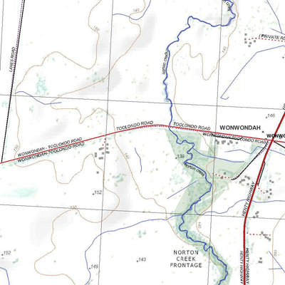 Getlost Map 7324-3 WONWONDAH Victoria Topographic Map V15 1:25,000 Preview 2